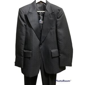 After Six MCM Styling Deco Hollywood Tuxedo Jacket Pant Sparkle 41 Short